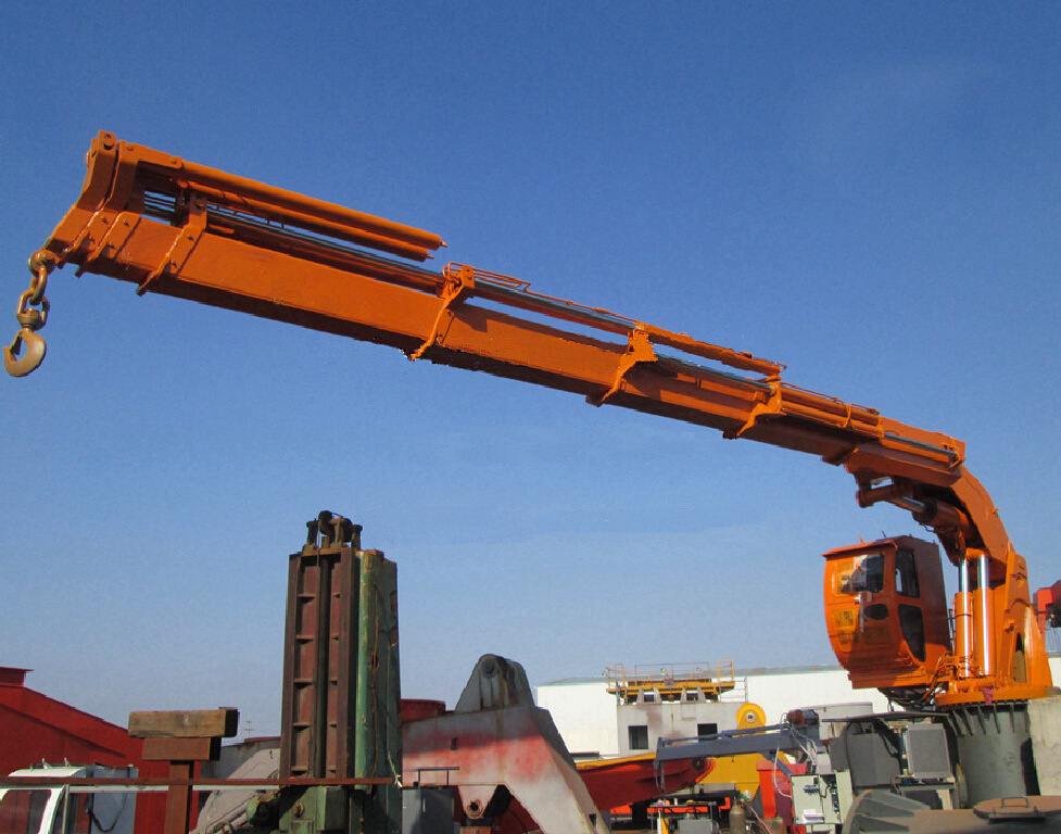 船用起重机 非标定制直臂式船用吊机4吨液压船吊 船尾吊