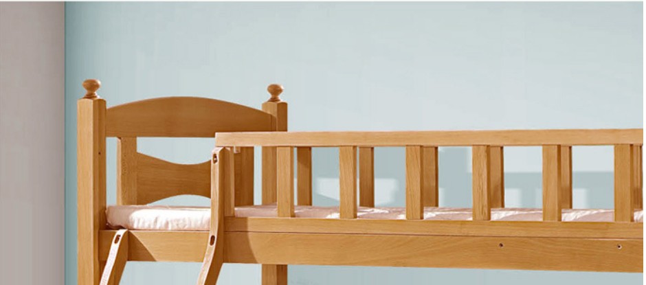 新款促销实木床榉木子母床双层床1.2米1.5米全进口材料质量保证