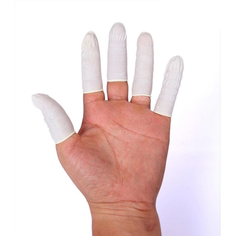 一次性乳胶橡胶手指套防护防滑指套劳保医用卫生作业指套 500克