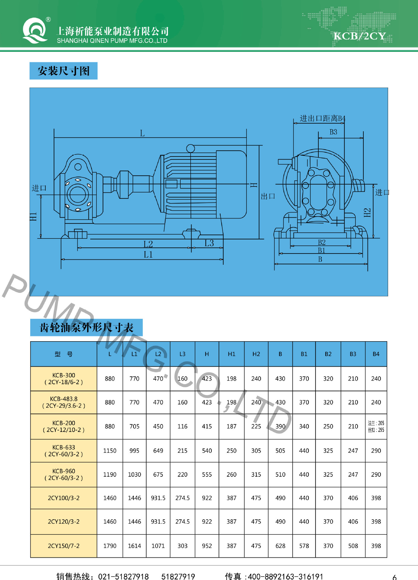 3-2耐腐蚀齿轮泵