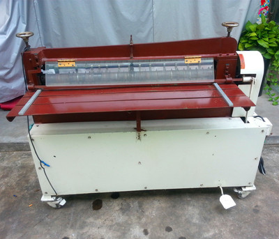 供应二手皮革分条机 二手圆刀机 48英寸 分条机