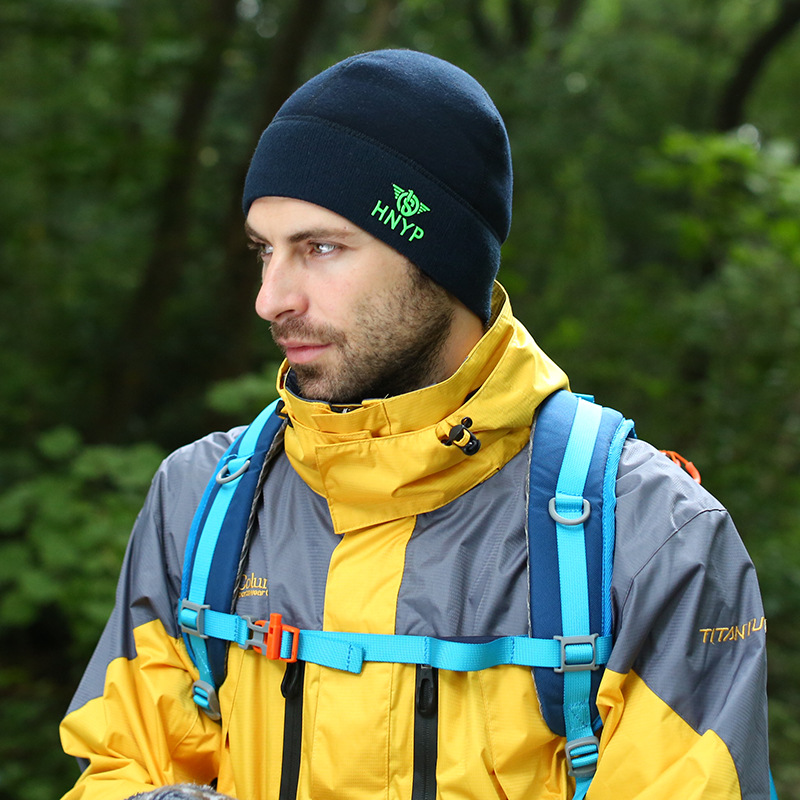 韩版时尚秋冬天潮款男士滑雪帽冬天针织帽毛线帽子厂家批发热销款