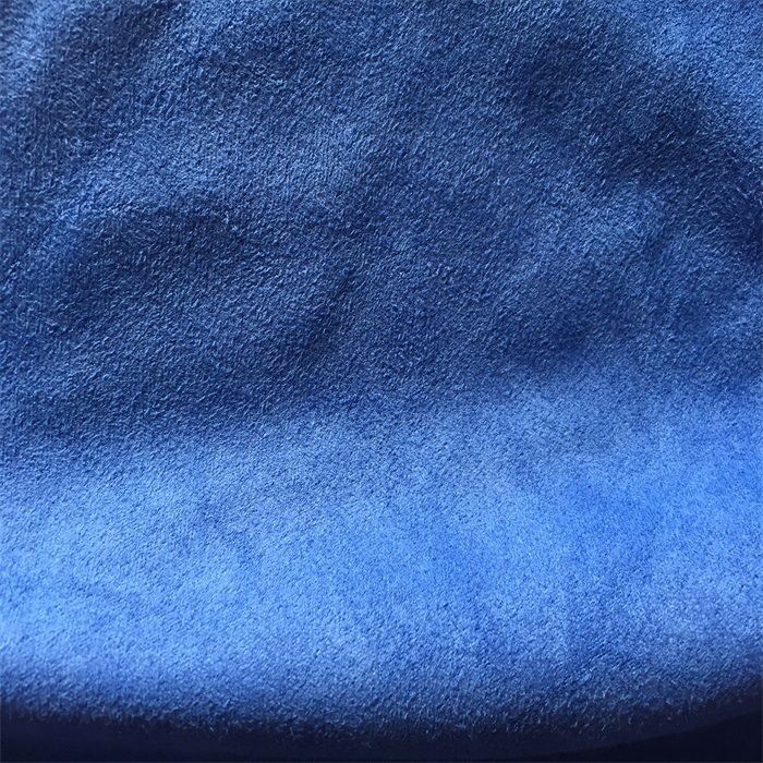 意大利服装绒布面料 环保麂皮绒 鸡皮绒面料现货供应