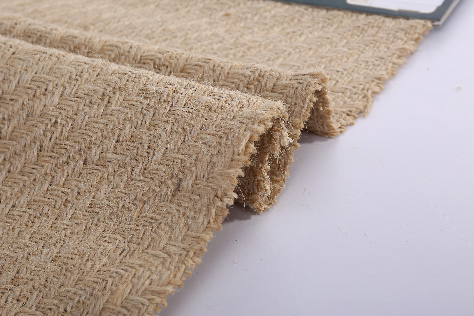 厂家**亚麻面料 素色鱼骨白麻布料 家居家纺专用面料