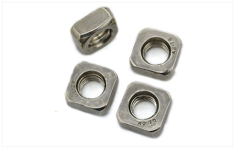 方型螺母m4  四方螺母 四方螺帽 304不锈钢方螺母