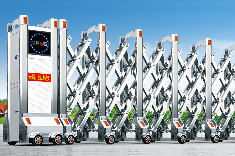 新疆昌吉喀什不锈钢电动伸缩门自动遥控别墅庭院工厂大门拉闸门