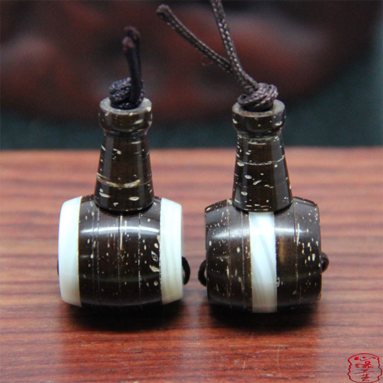 天然藏式椰壳三通佛头 diy手链项链饰品配饰 金刚星月菩提配件