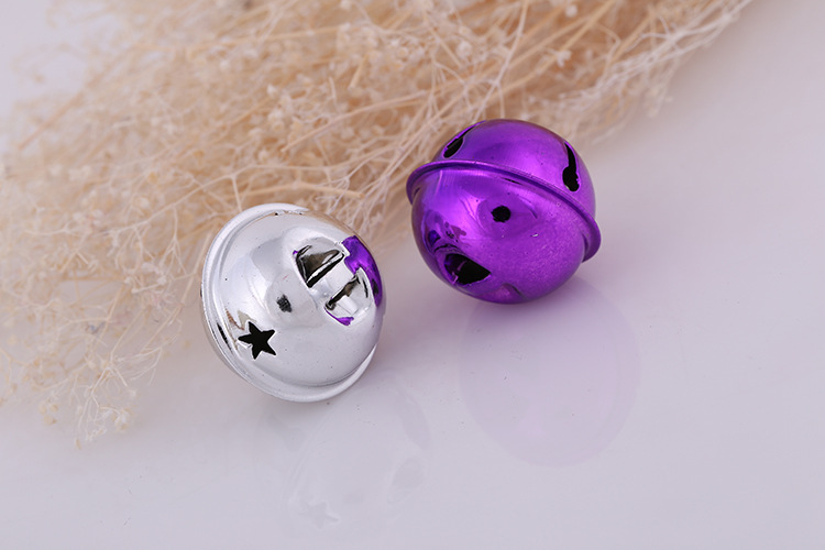 圣诞创意铃铛 雪花铃铛批发 欧式缕空五星铃铛 真空渡彩颜色多样