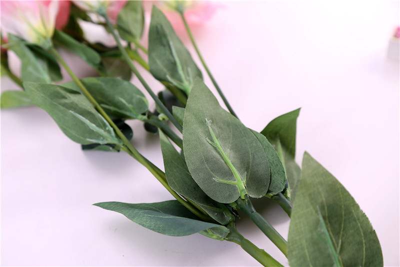 热销精品推荐 仿真多头洋桔梗花 假花人造花批发 家居仿真花套装