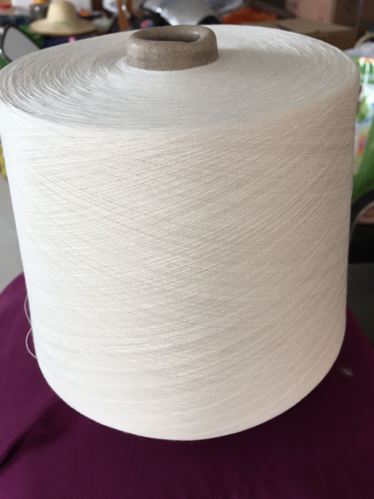 纱线 麻棉纱 棉麻纱 针织机织亚麻棉混纺纱 55%亚麻45%棉 21支