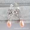 Freshwater pearl earrings Pearl earrings New fashion EKD612 Small wholesale Spread the supply