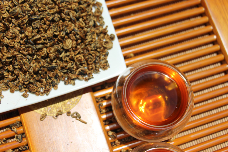 云南滇红茶 大叶种纯单芽精制茶叶 金色碧螺春 厂家直销批发