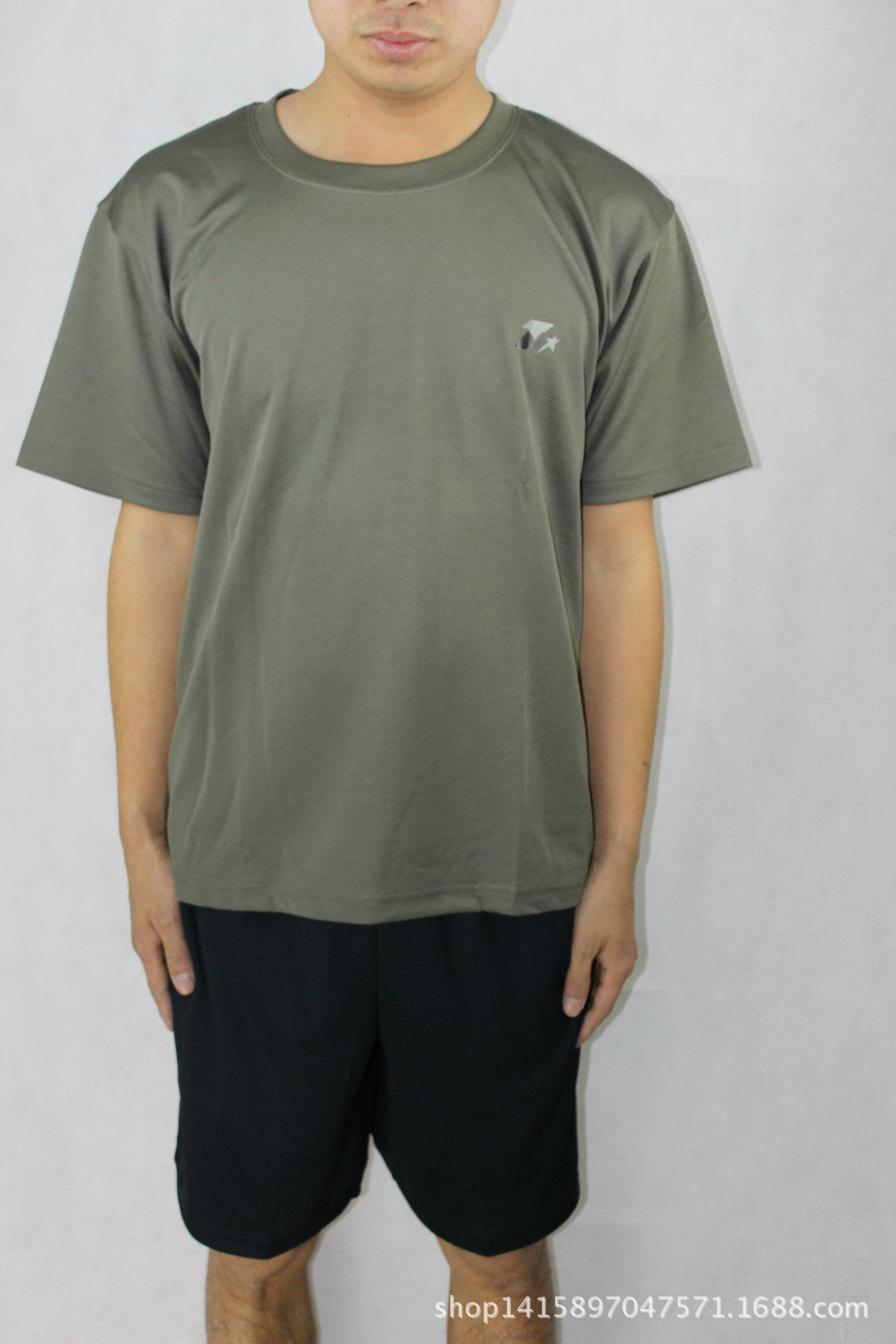 正品07体能服训练短袖套装户外作训服速干圆领迷彩t恤批发速干
