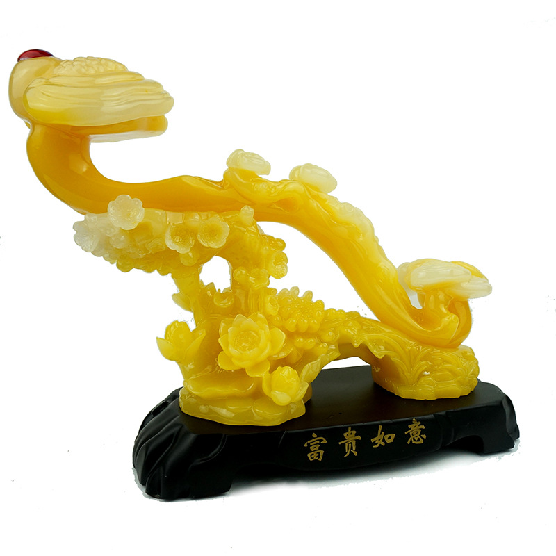 仿玉树脂工艺品玉如意摆件婚庆创意礼品家居装饰旅游景区纪念品
