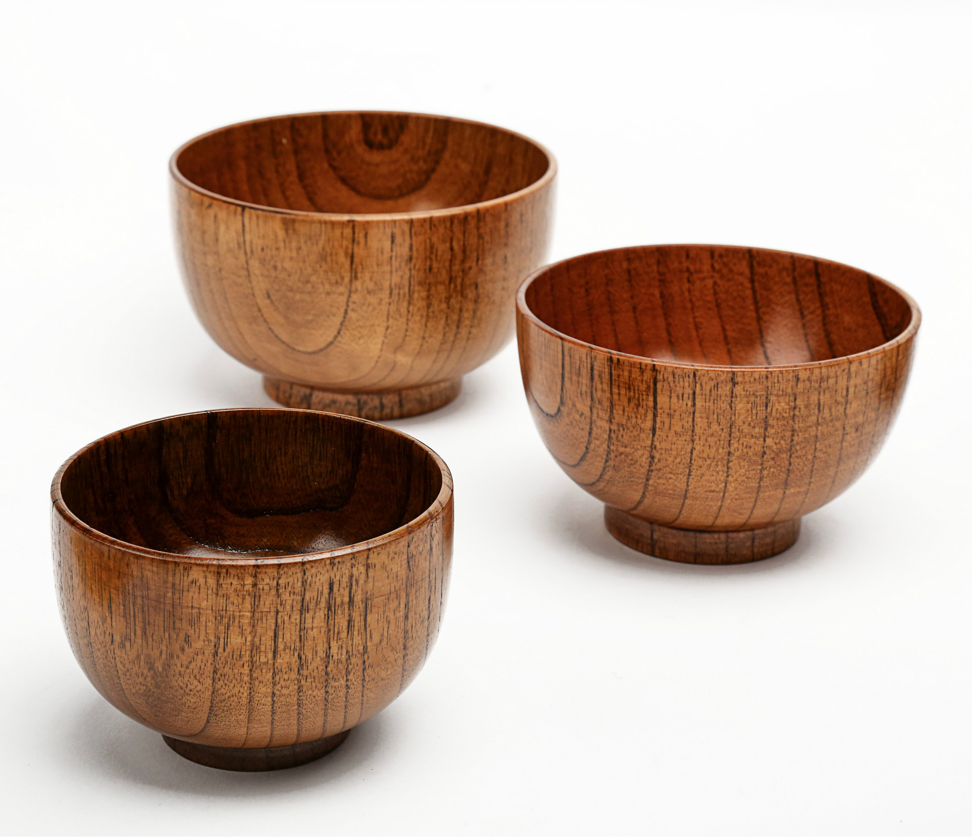 超艺工艺品 实木天然漆酸枣木碗 出口日本木碗