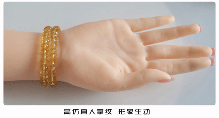 手模 仿真手模特道具 新款纤细型真人倒模内有关节硅胶手模