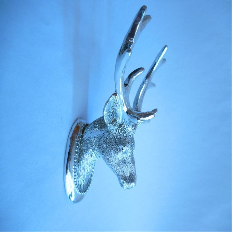 鹿头红酒塞_树脂圣诞鹿头红酒塞 电镀鹿头 古