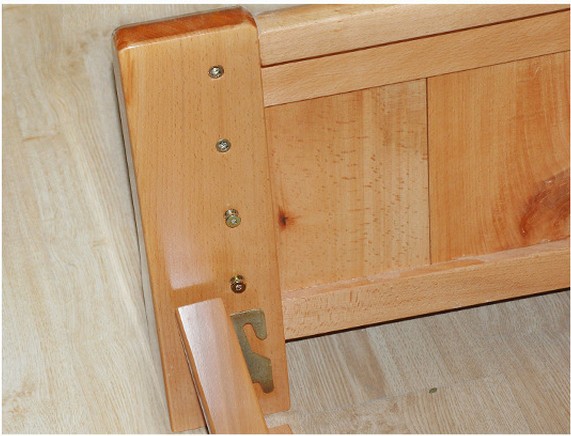 实木家具榉木实木床 双人床 1.5米1.8米  简约 坚韧耐用品质保证