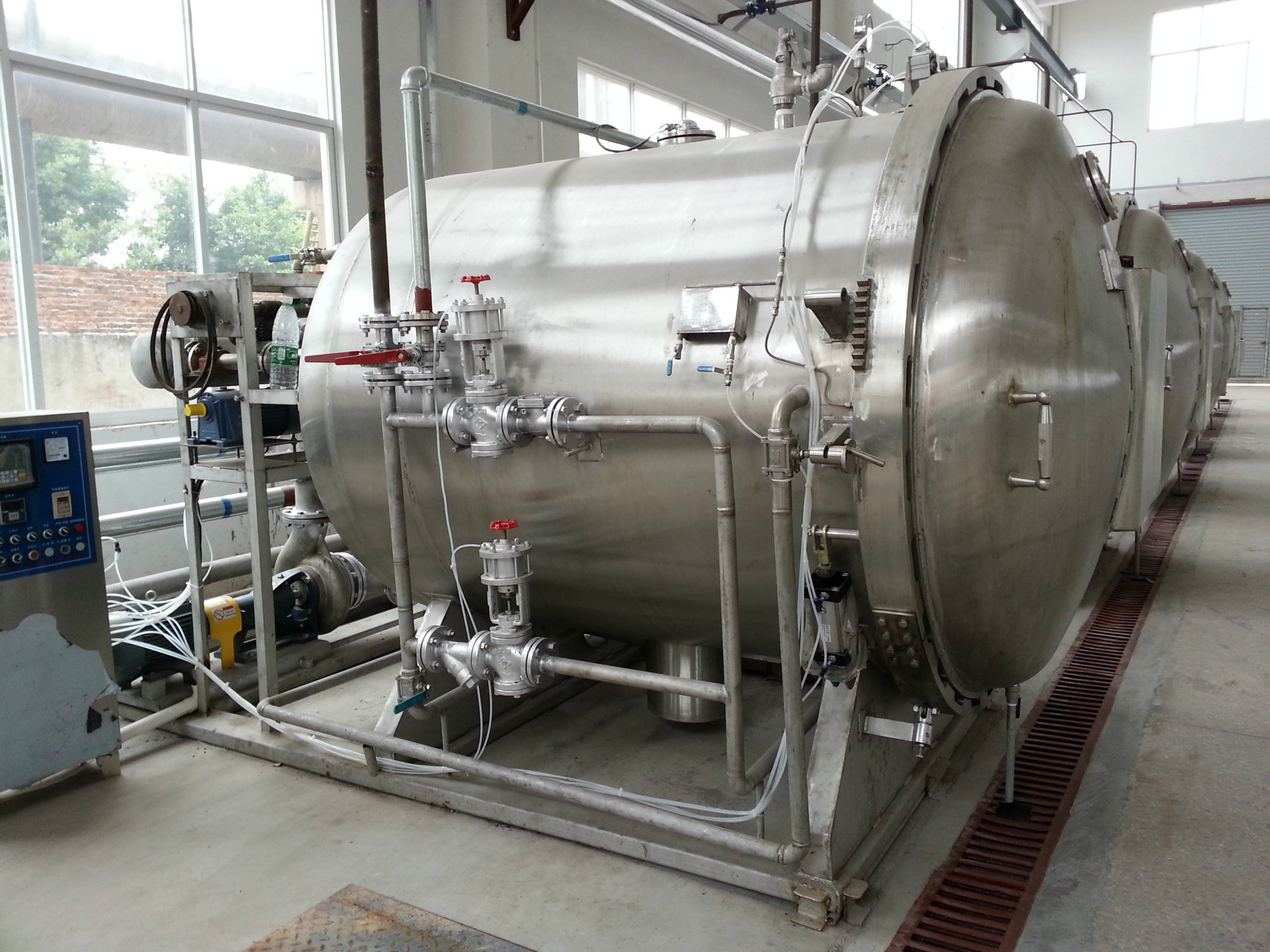 【服务至上】纱线织带鞋带自动喷射高温高压染色机染缸 纺织机械