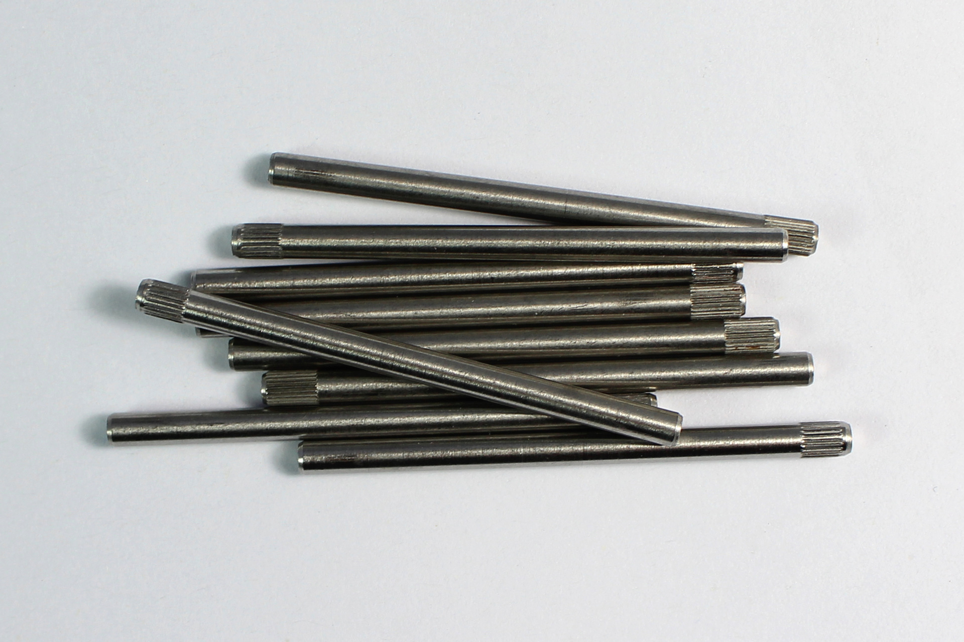 厂家直销不锈钢圆柱滚花销轴 儿童玩具搓花压花车轴销轴 定制款