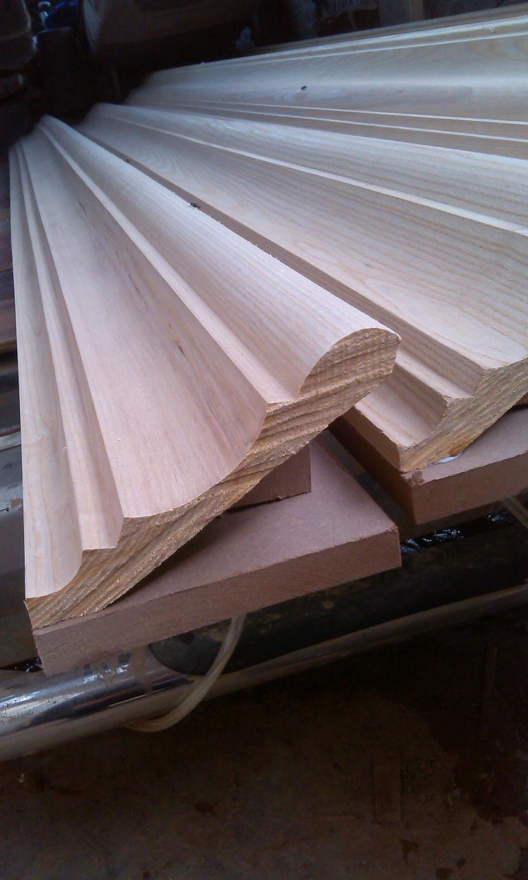 装饰实木板材水曲柳木线条 封边防腐阴角线平板线批发