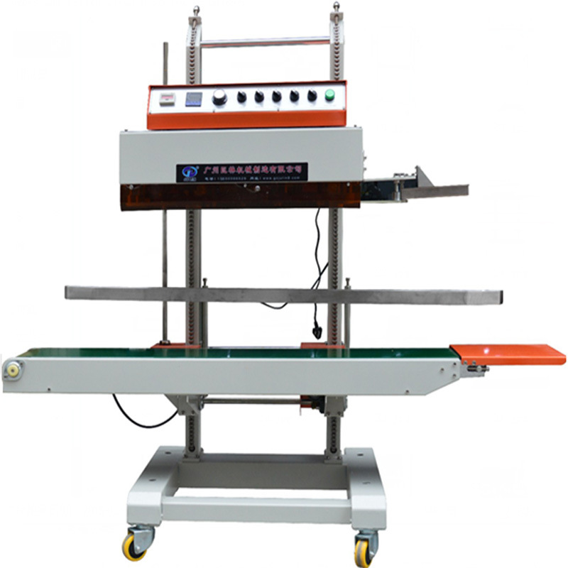 现货供应qlf-1680 狗粮袋封口机 计数封口机 大型立式连续封口机