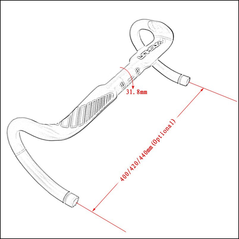 ebay速卖通外贸货源xinshun全碳纤维自行车车把破风竞赛弯把/握把