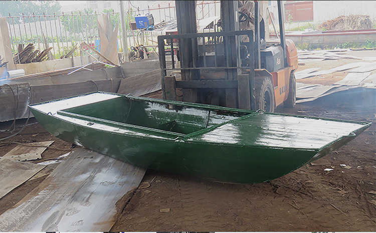 4米铁船鱼塘养殖船打虫船河道保洁船农家钓鱼船渔船小铁船