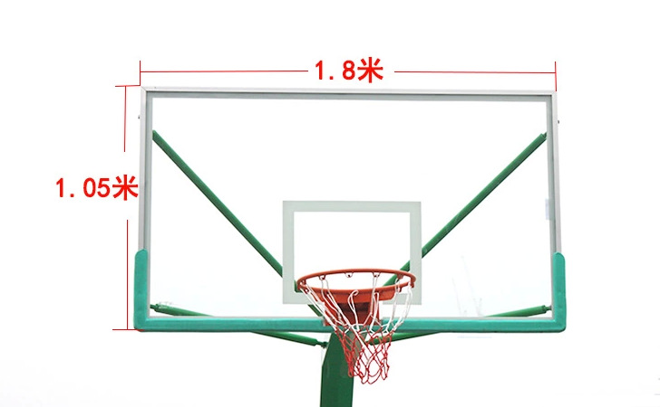 **供应商品钢化玻璃篮球板 **标准钢化玻璃篮球板