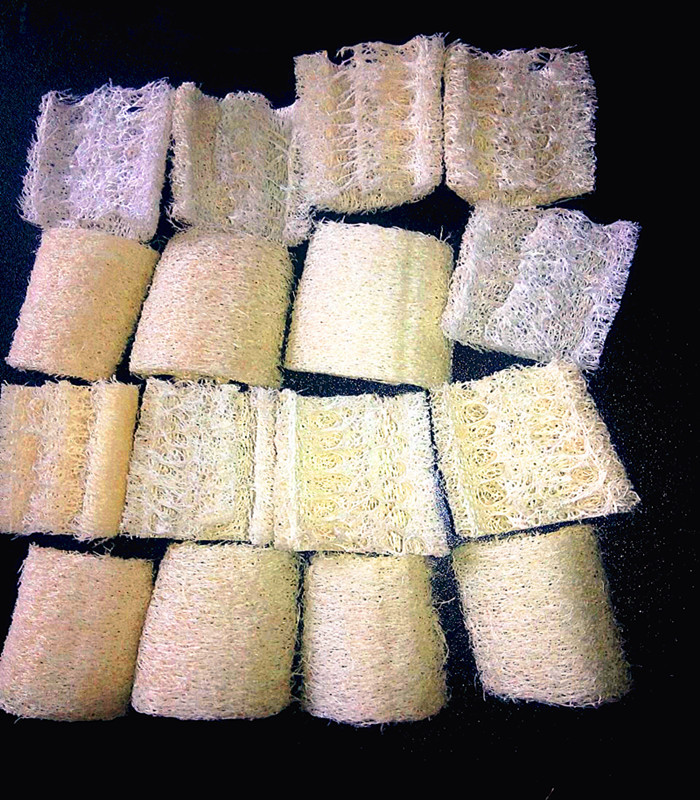 半圆形丝瓜络香皂用丝瓜络手工皂皂托丝瓜络