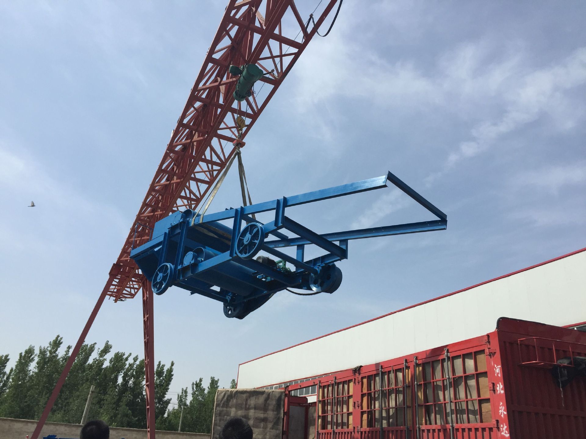 凯鑫输送设备有限公司直销dt75ii型轻型重型输送机设备卸料车