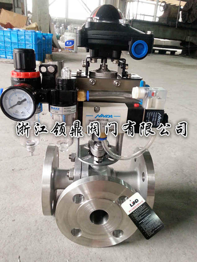 Q644F气动球阀实拍2