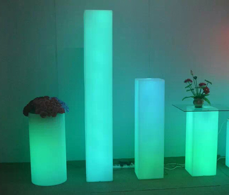 户外发光led方柱子酒吧发光装饰品led时尚发光柱子酒吧装饰品立柱-淘