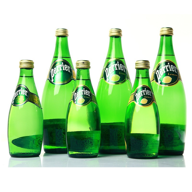 进口矿泉水法国巴黎矿泉水原味24瓶装玻璃瓶新日期