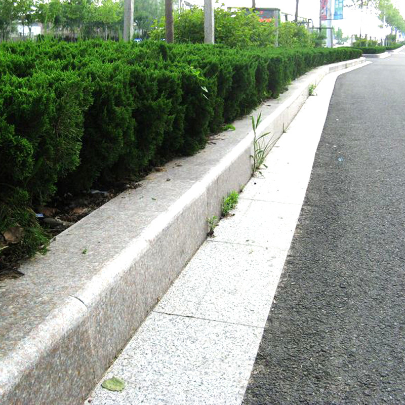 推荐芝麻灰路缘石_推荐芝麻灰路缘石 定制石材路缘