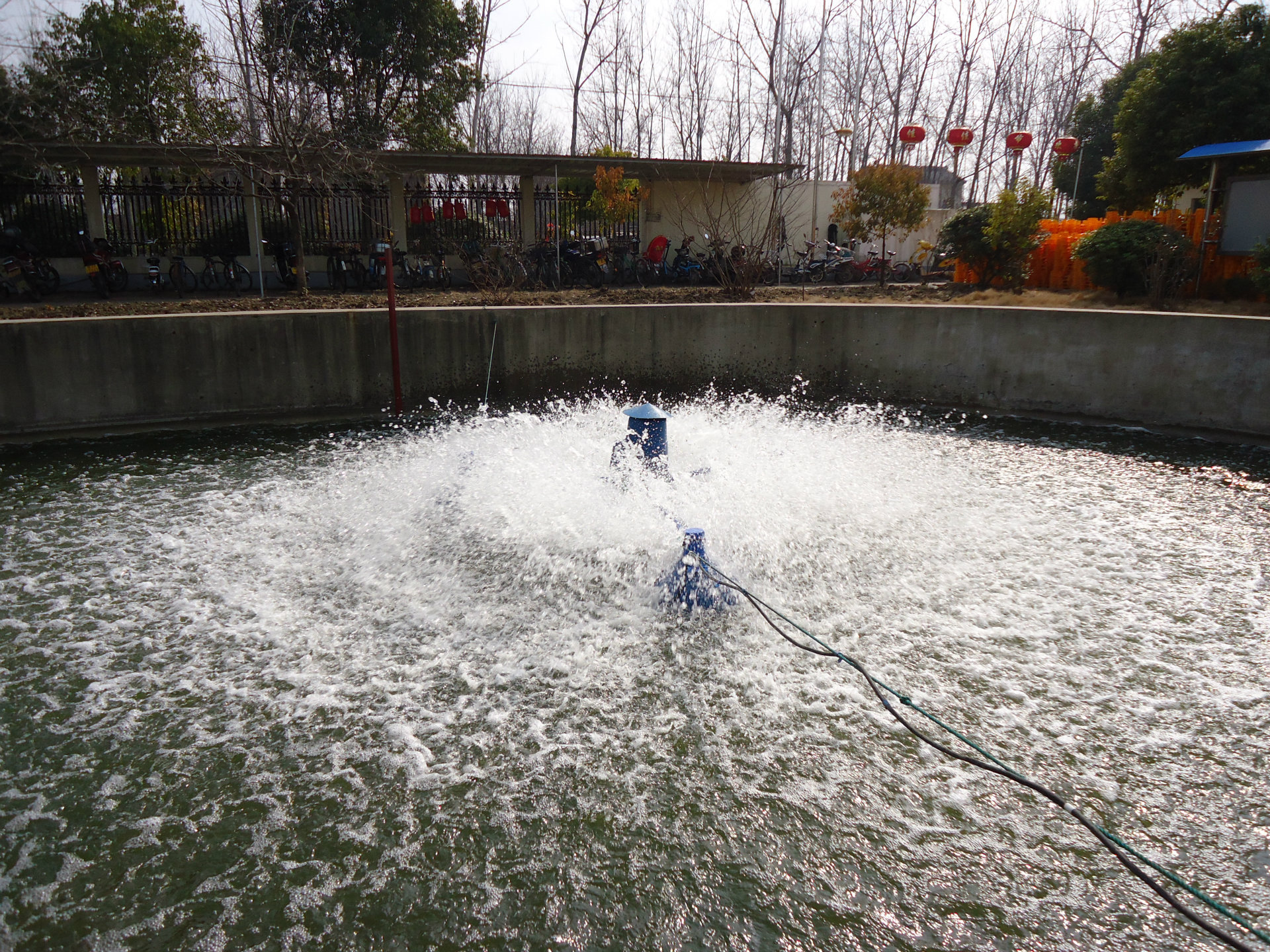 鱼塘增氧 三浮球 叶轮式增氧机 厂家直销