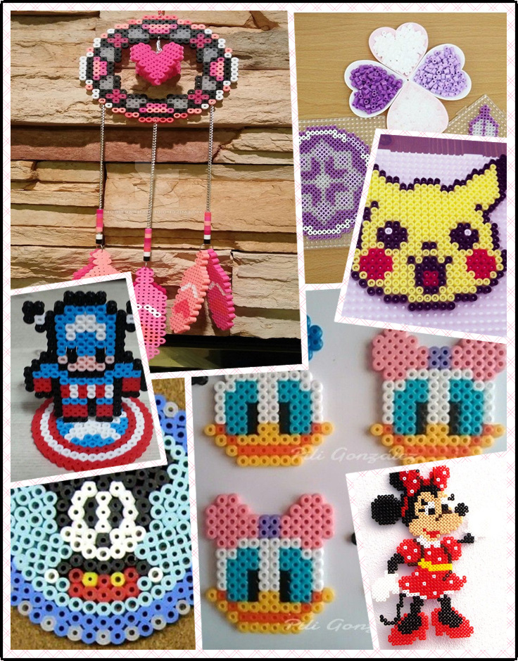 厂家直销台湾食品级纯eva拼拼豆套装儿童