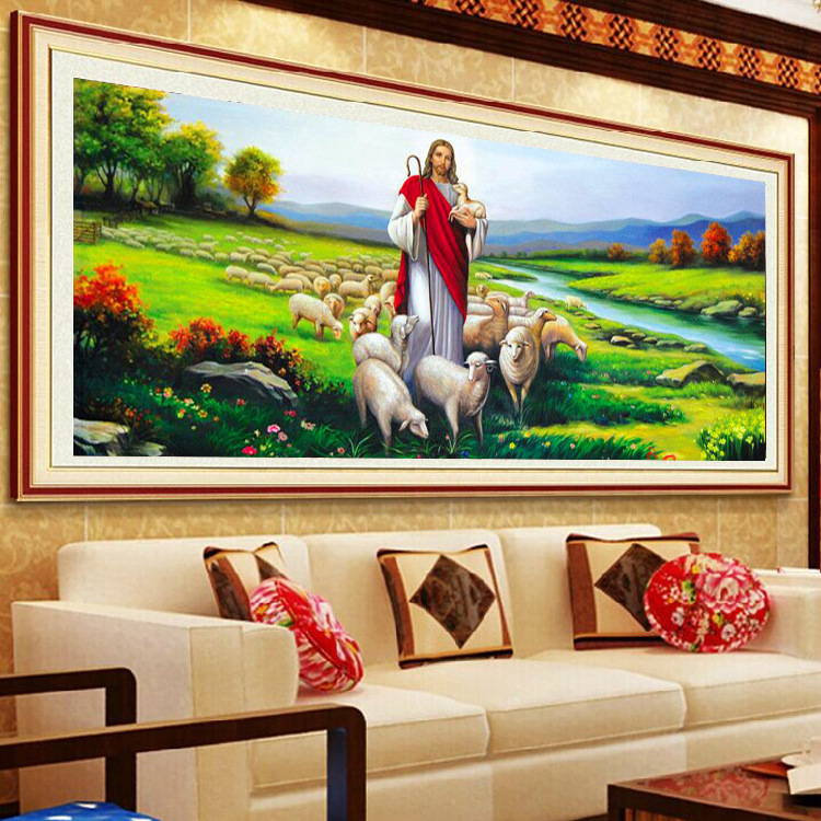 钻石画厂家批发方钻满钻钻石diy十字绣天