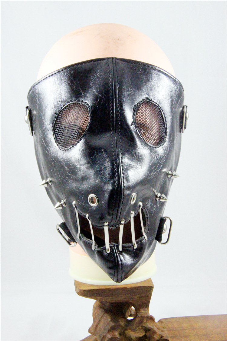 时尚个性全遮松紧带式金属牙齿装饰面具朋克摇滚潮流口罩跨境专供