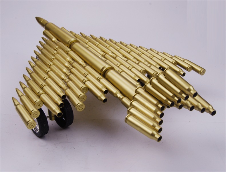 子弹壳工艺品 炮弹壳工艺品 创意礼品56三节飞机