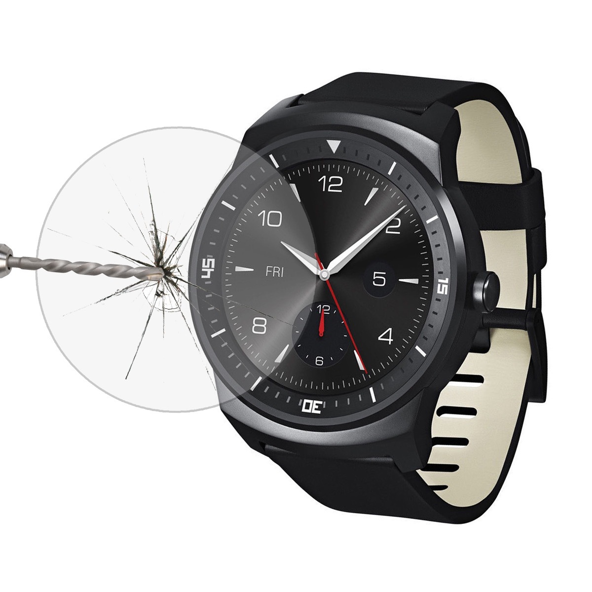 lg g watch r w110/w150智能手表钢化玻璃膜 防爆保护贴膜 钢化膜