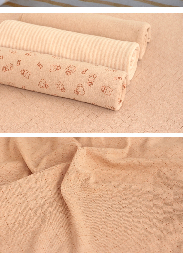 厂家双面彩棉布185cm彩棉面料批发欢迎订