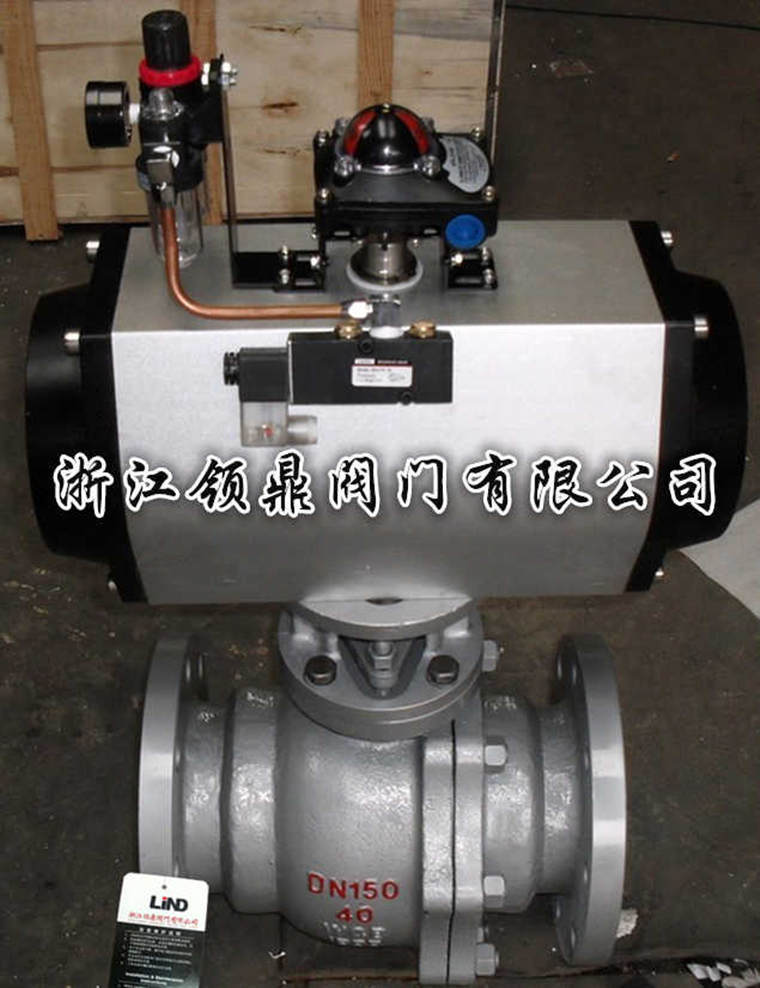 Q641F气动球阀实拍3