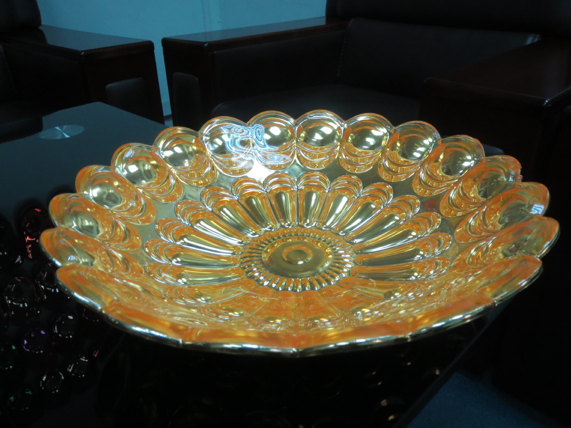 纳米喷镀设备 塑料 陶瓷 玻璃 水果盘 家具工艺品 摆件 真空电镀