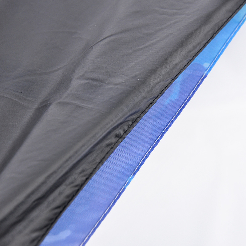 厂家定制防晒黑胶三折伞折叠晴雨伞双层伞布广告伞印logo