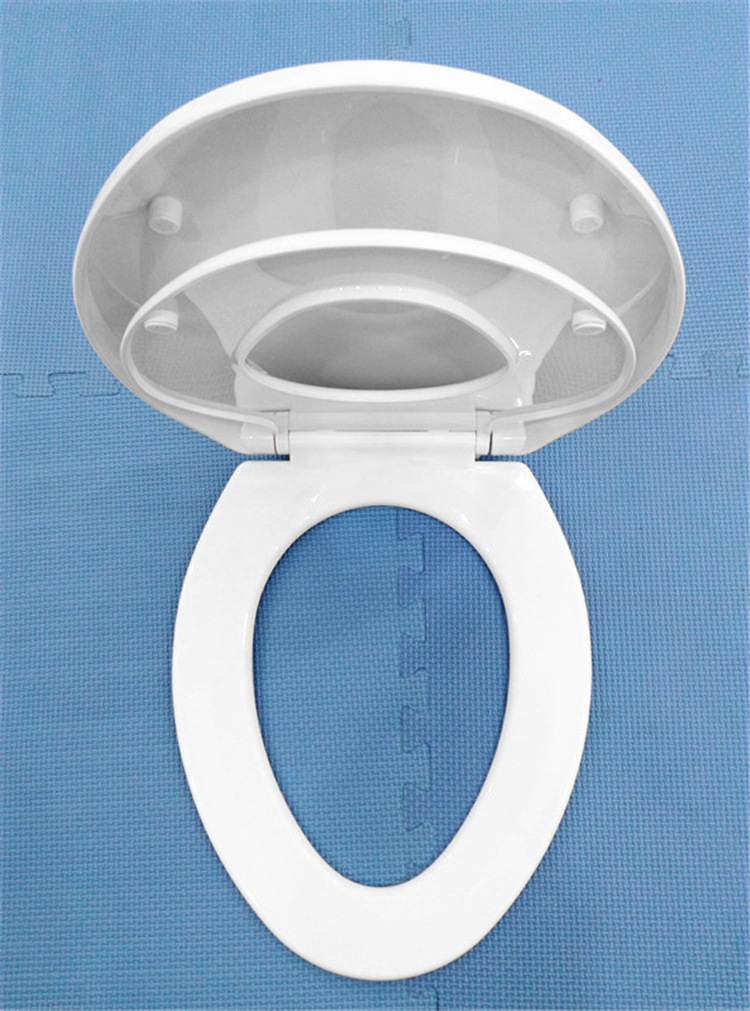 子母马桶盖 缓降快拆型加厚成人儿童双用坐便器盖板 v型子母盖