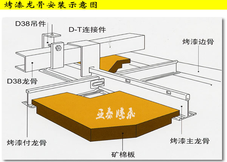 亚泰腾飞高晶硅钙板吊顶板石膏天花板600*600防水满天星毛毛虫
