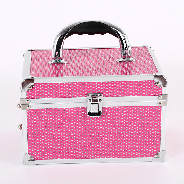 铝合金工具箱技师箱 桑拿沐足工具箱 结银色紫色金色化妆箱美容-报价