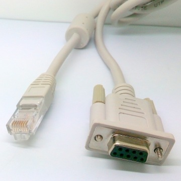 专业生产 串口线 db9 转 rj45 灰色串口线 rs232线 pos机线-阿里巴巴