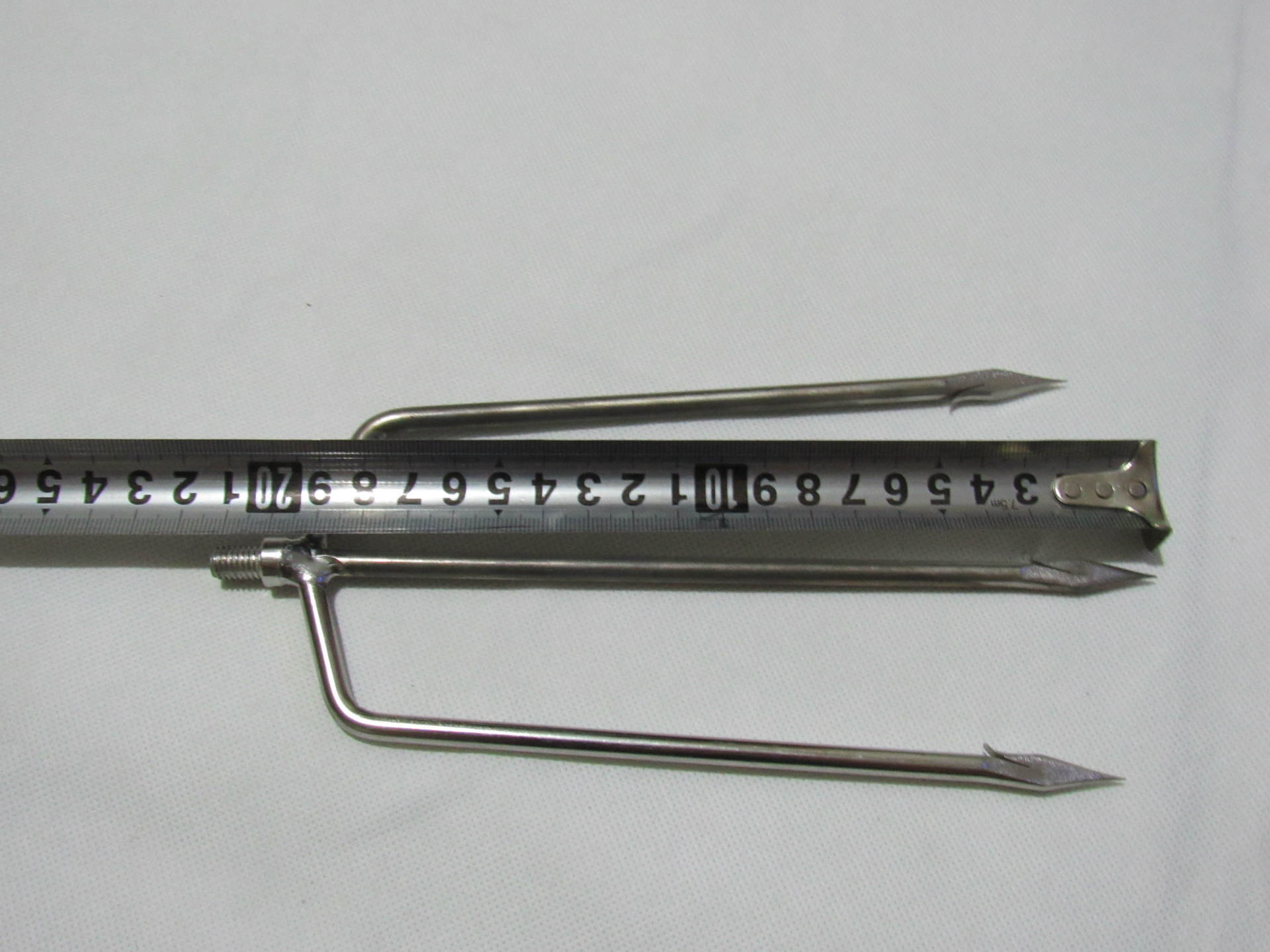 特价不锈钢3齿大倒刺鱼叉渔叉 三齿叉 鱼叉头 三齿渔叉